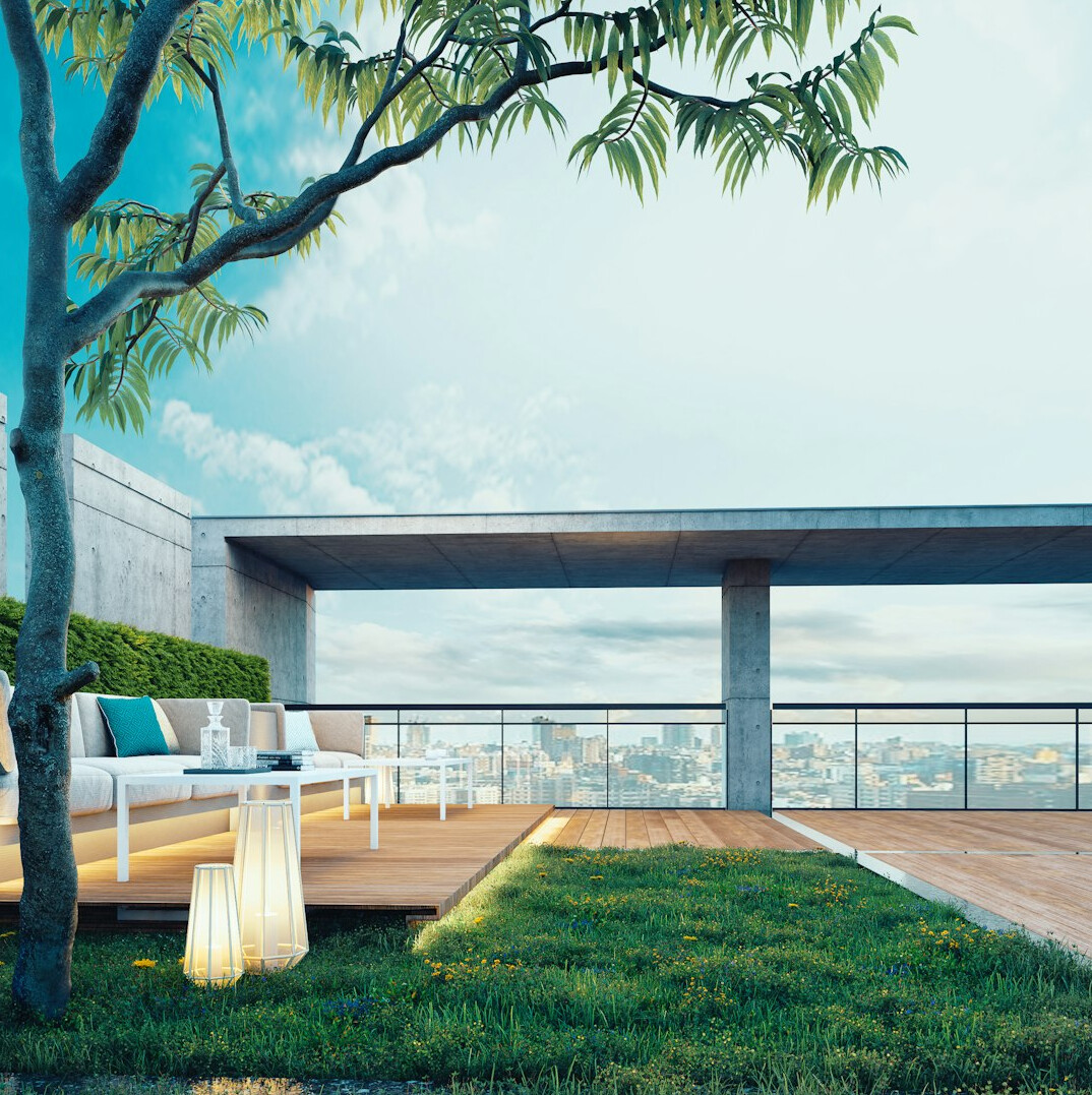 celebrity villa garden view